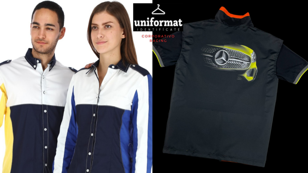 MODA CORPORATIVA  ROPA DE TRABAJO  UNIFORMES PERSONALIZADOS  RACING PARA EMPRESAS DEL SECTOR AUTOMOTRIZ 